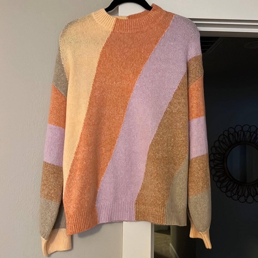 NWT - ANDREE BY UNIT colorful sweater, women’s medium